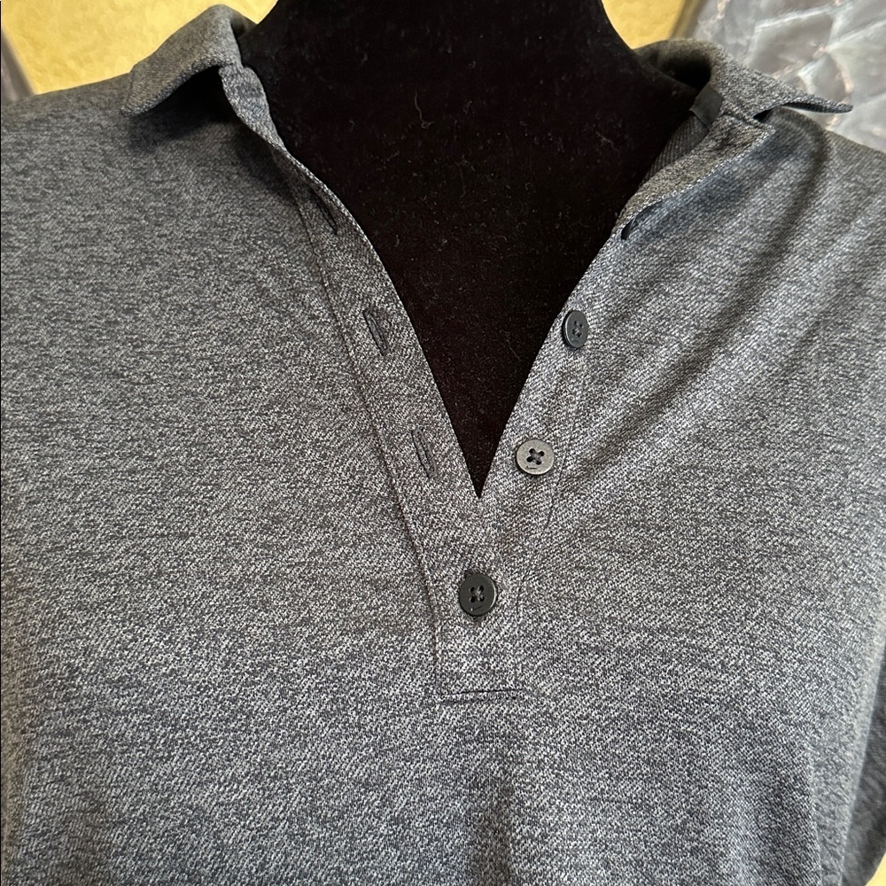 Nike Golf Charcoal Sleeveless Polo Shirt - Picture 3 of 8